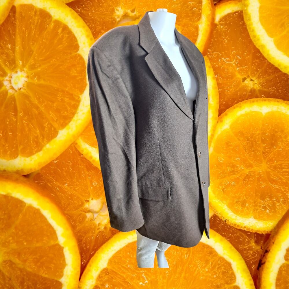 Joseph & Lyman Men's Cashmere Single Breasted Three‎ Button Blazer Size 44R